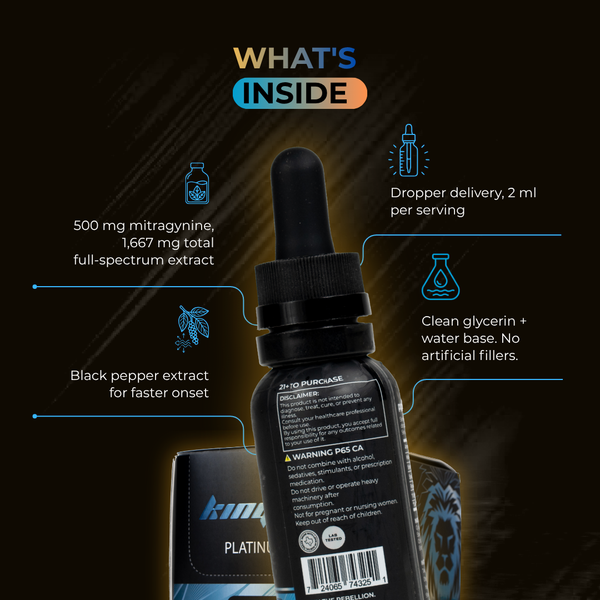 King K Platinum Liquid Kratom Extract