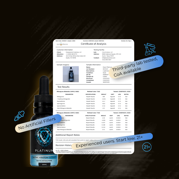 King K Platinum Liquid Kratom Extract